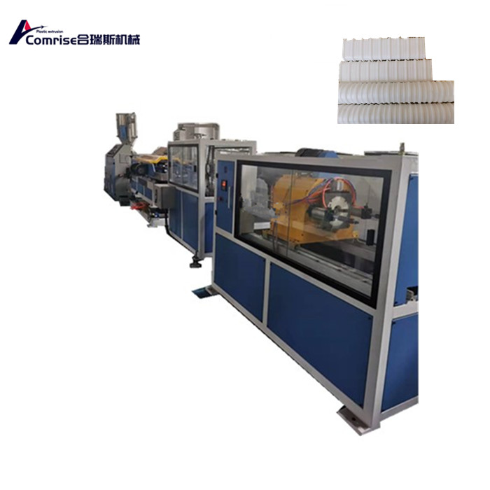 PE Bridge Prestressed Carbon Spiral Corrusated Pipe Machine